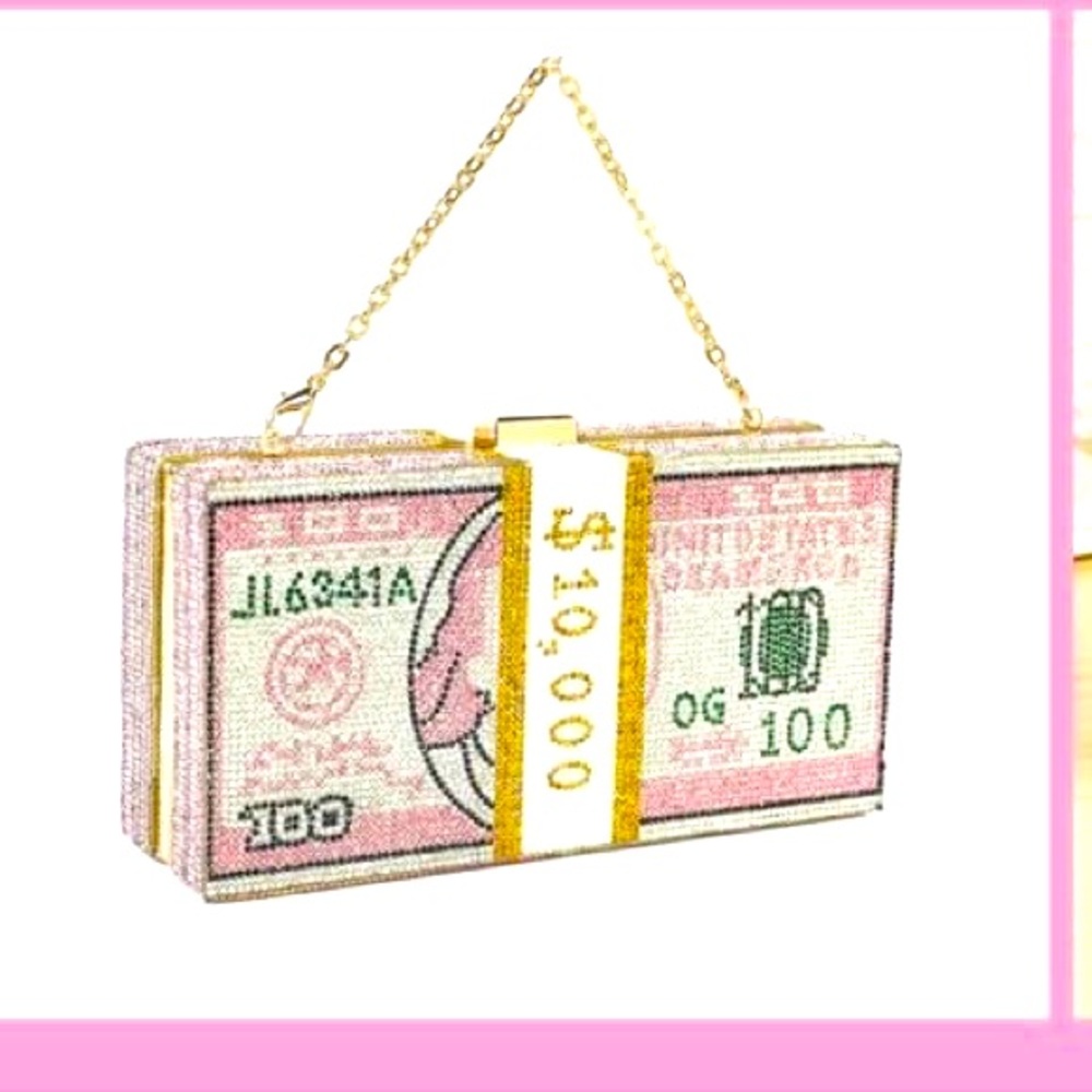 Diamond encrusted Moneybag purse
